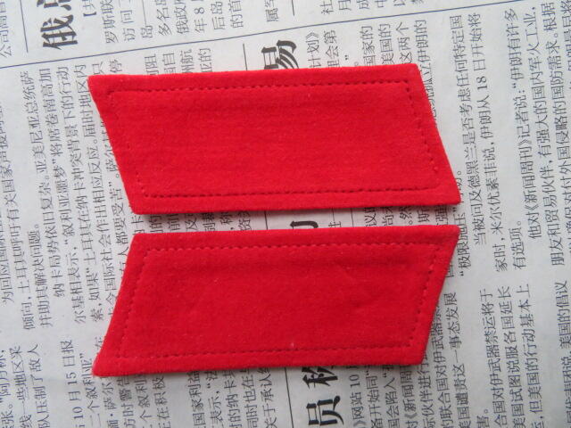 54--【全新】65扎线红领章一付20220104-6