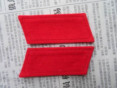 54--【全新】65扎线红领章一付20220104-6 - 54--【全新】65扎线红领章一付20220104-6