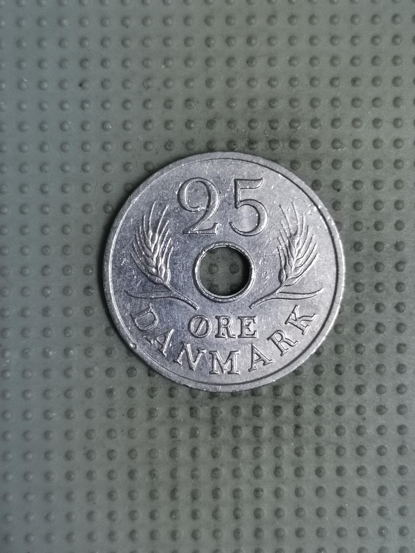 2025年第119场各国散币拍卖（总第119场） 丹麦1968年25欧尔