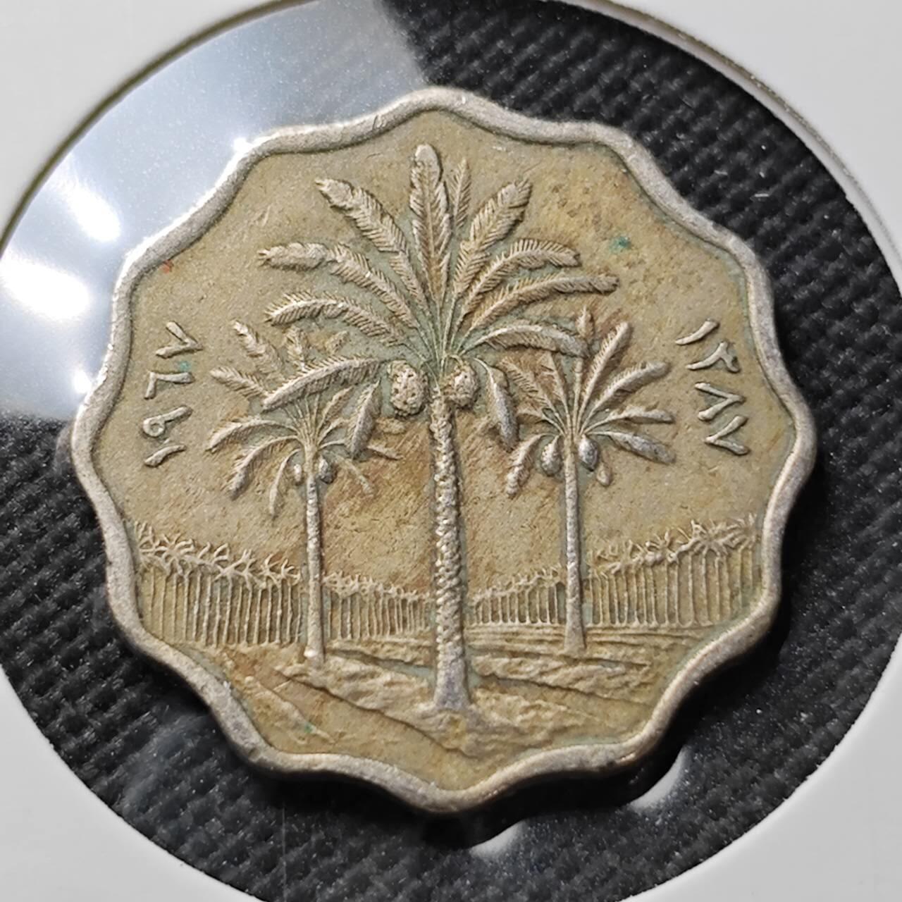 KK钱币收藏小铺  第373场  2月预留时间 周末发货  伊拉克5费尔