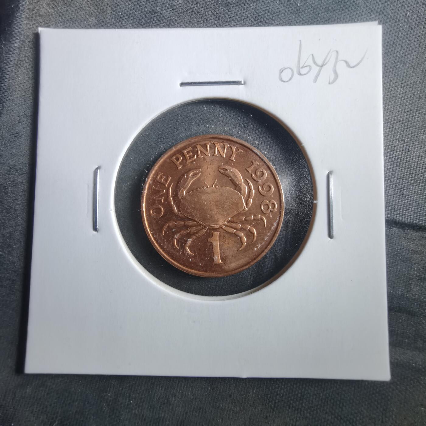 沼泽如烟--第906场 根西1998年1便士