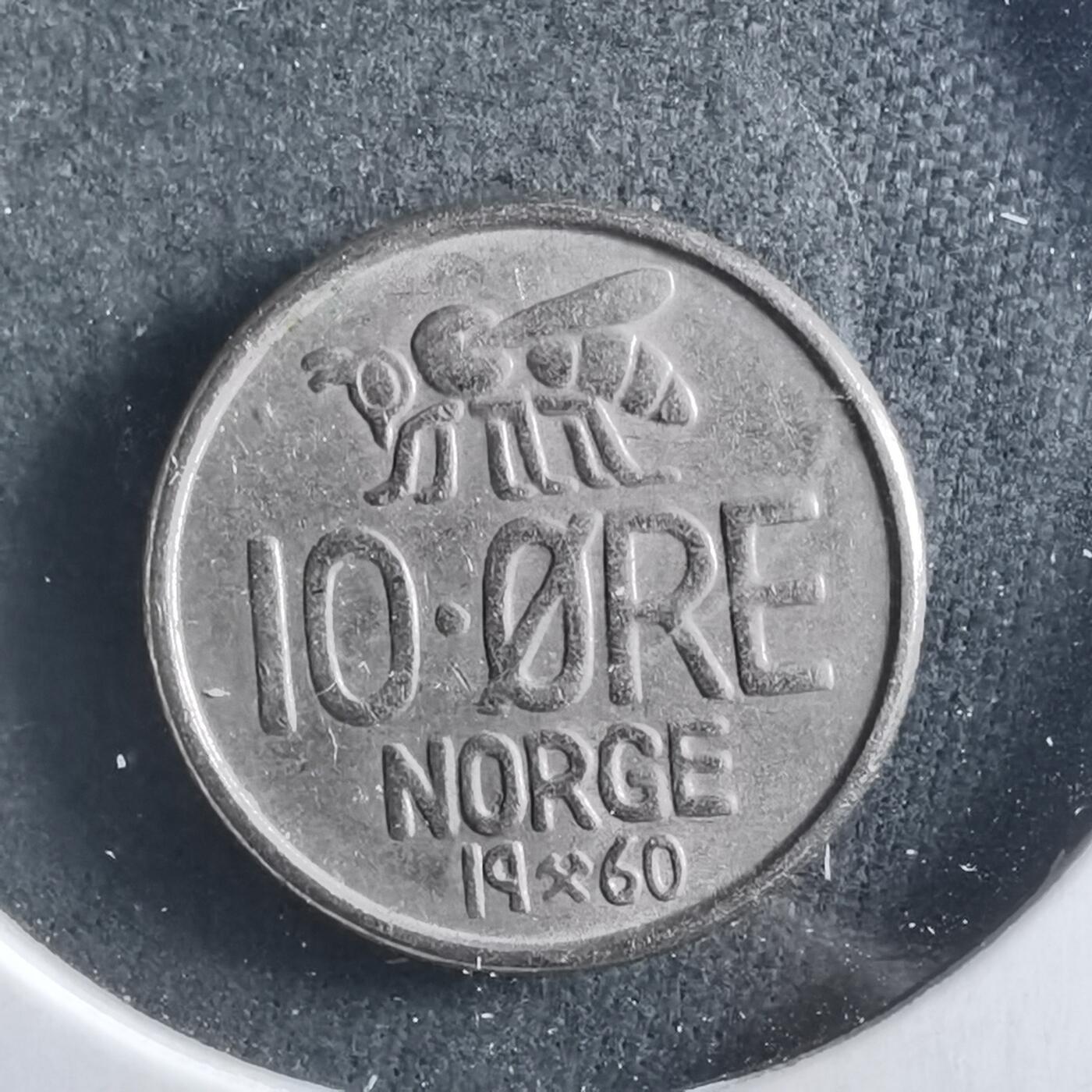 沼泽如烟--第906场 挪威1960年10欧尔