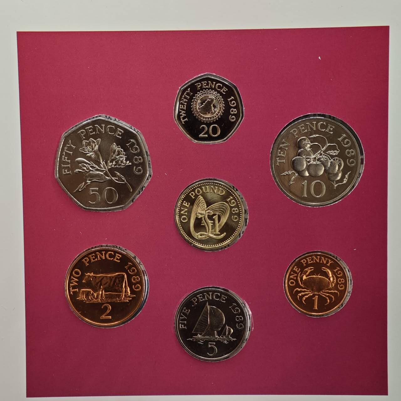 【淘币小摊】实时拍第七百九十九拍   银币套币场   满百包邮可预留二周 每周一统一发货   根西1989年套币