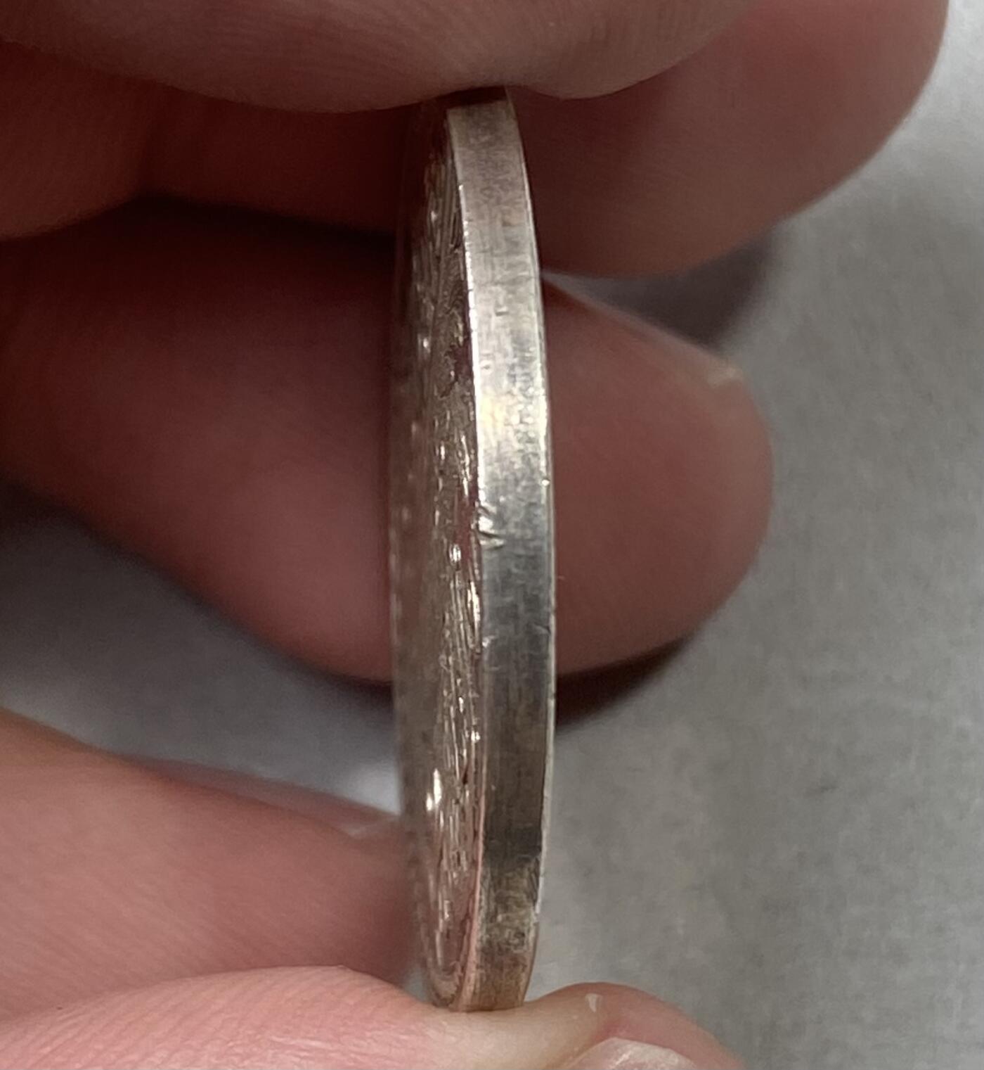 万国钱币拍卖第055期 1913年德国威廉二世2马克镀银样币 卡尔哥茨名家作品 镜面精铸 28mm 9.1g