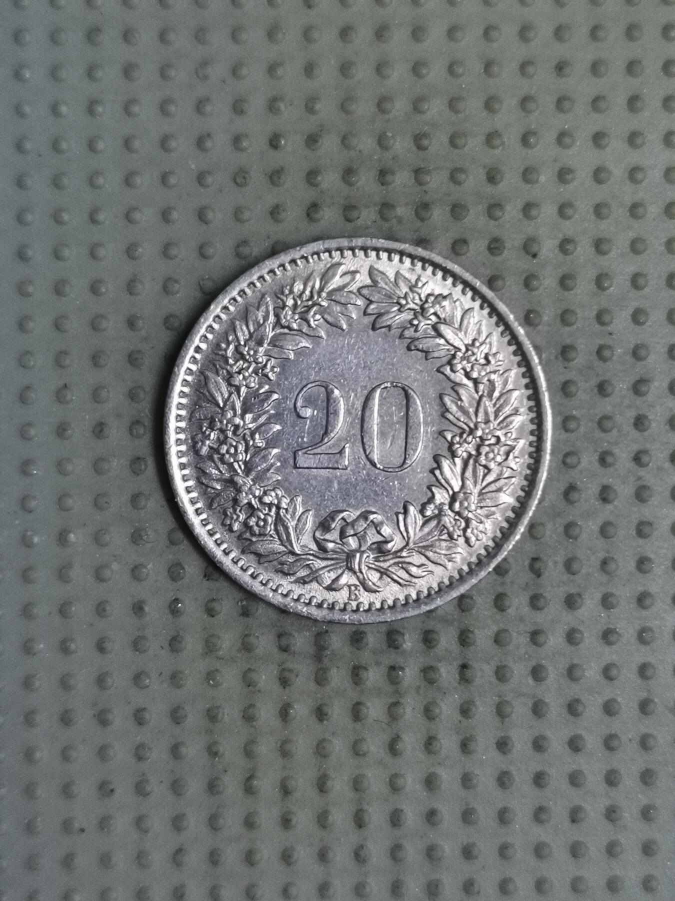 2025年第119场各国散币拍卖（总第119场） 瑞士1969年20生丁