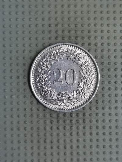 2025年第119场各国散币拍卖（总第119场） - 瑞士1969年20生丁