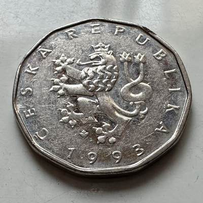 🌹外币初藏🌹🐯2025年第129场  每周二四六晚8️⃣点 接代拍 - 捷克1993年2克朗