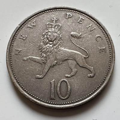 🌹外币初藏🌹🐯2025年第129场  每周二四六晚8️⃣点 接代拍 - 英国1968年10便士