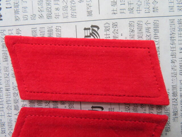 54--【全新】65扎线红领章一付20220104-6