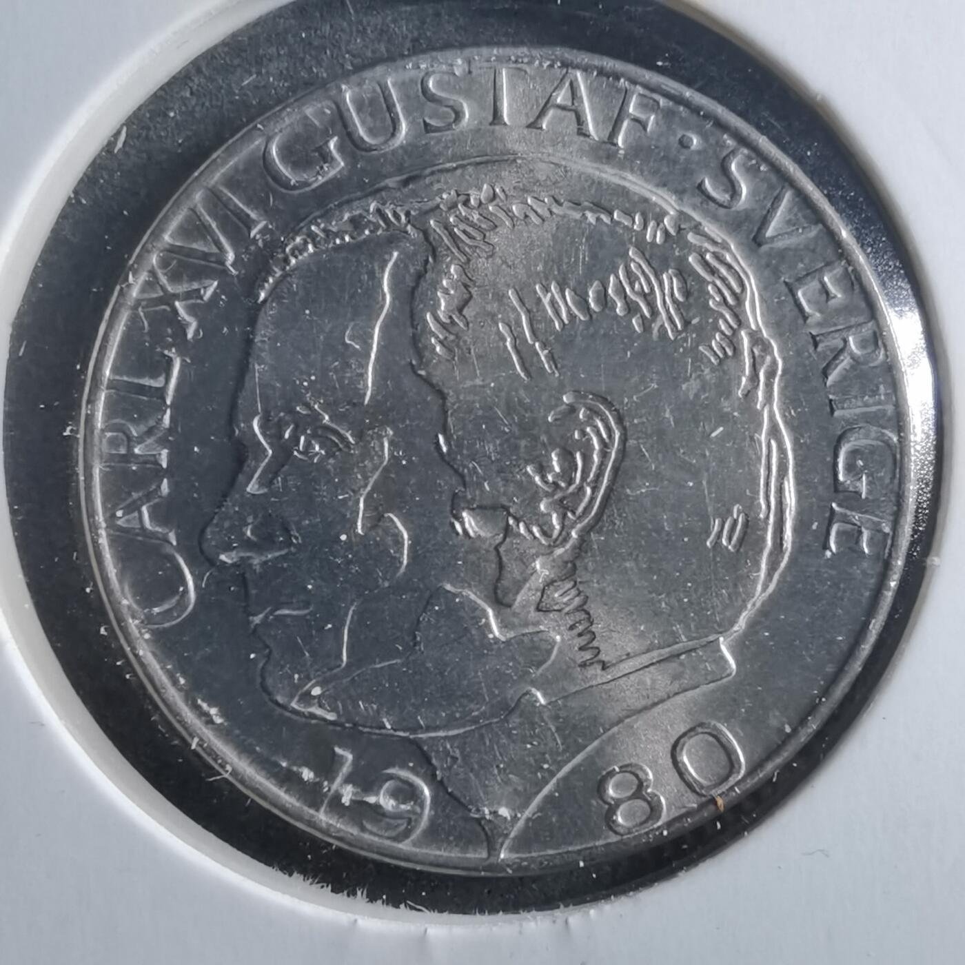 沼泽如烟--第906场 瑞典1980年1克朗