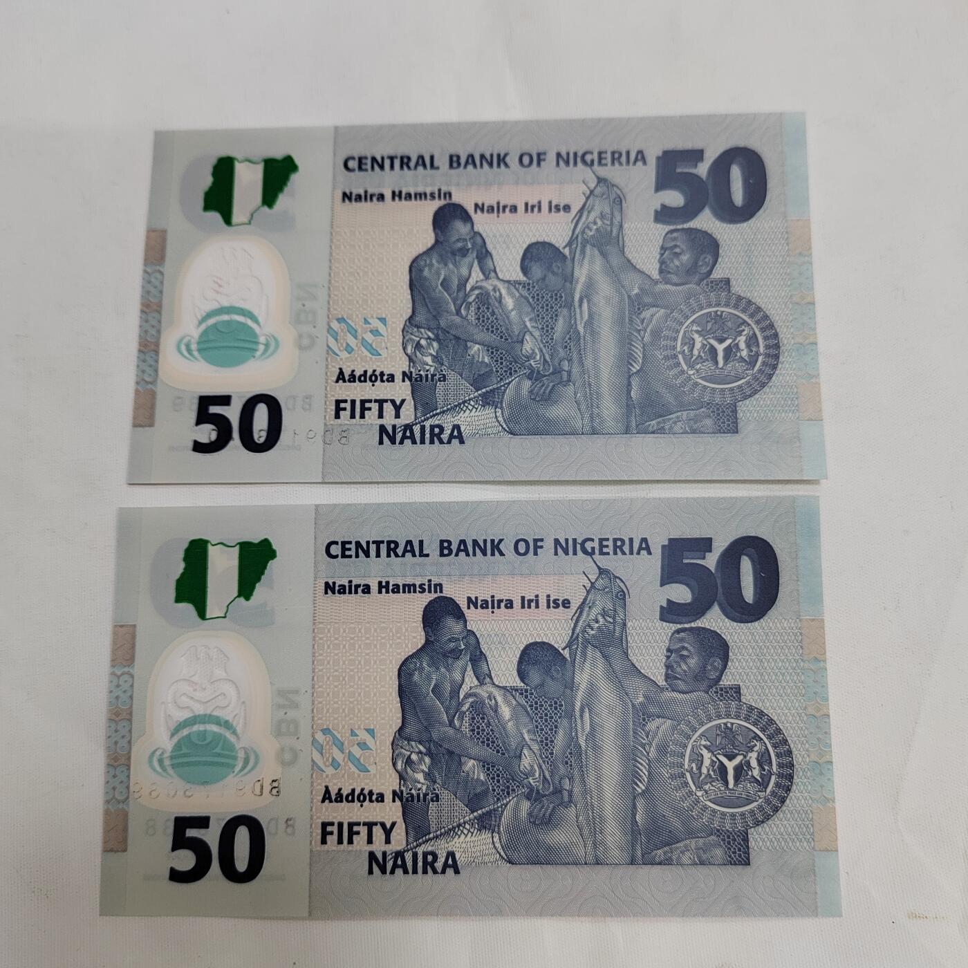 PCAI钱币19-609  纸币等钱币小专场 外币二张