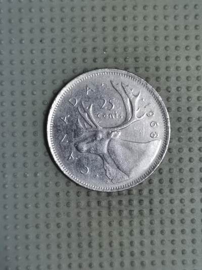 2025年第119场各国散币拍卖（总第119场） - 加拿大1968年25分