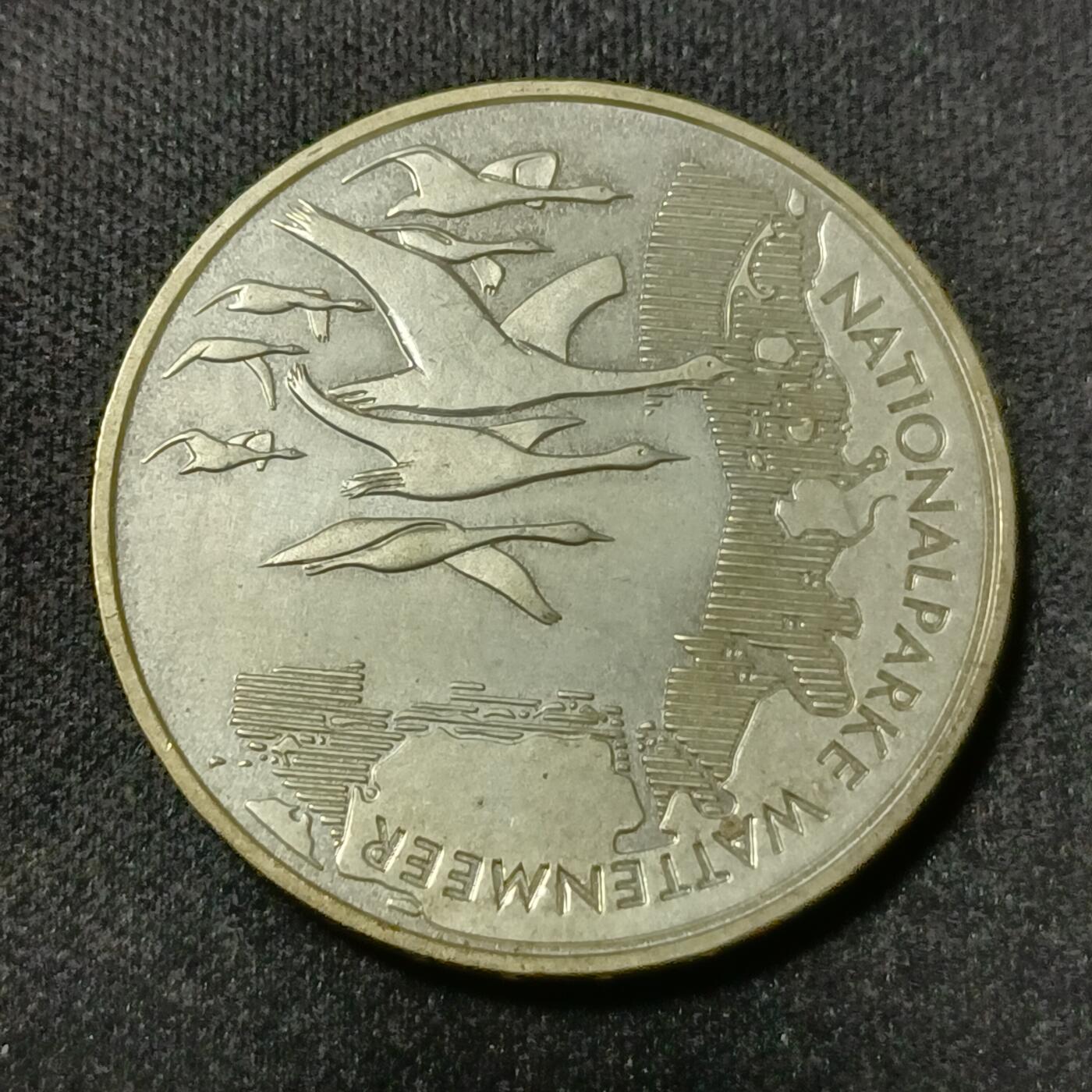 【游宝拍卖】乙巳蛇年88期 佣金1+6% 德国-10欧元银币 2004年 18.0g Ag0.925 瓦登海(Wadden Sea)国家公园纪念币