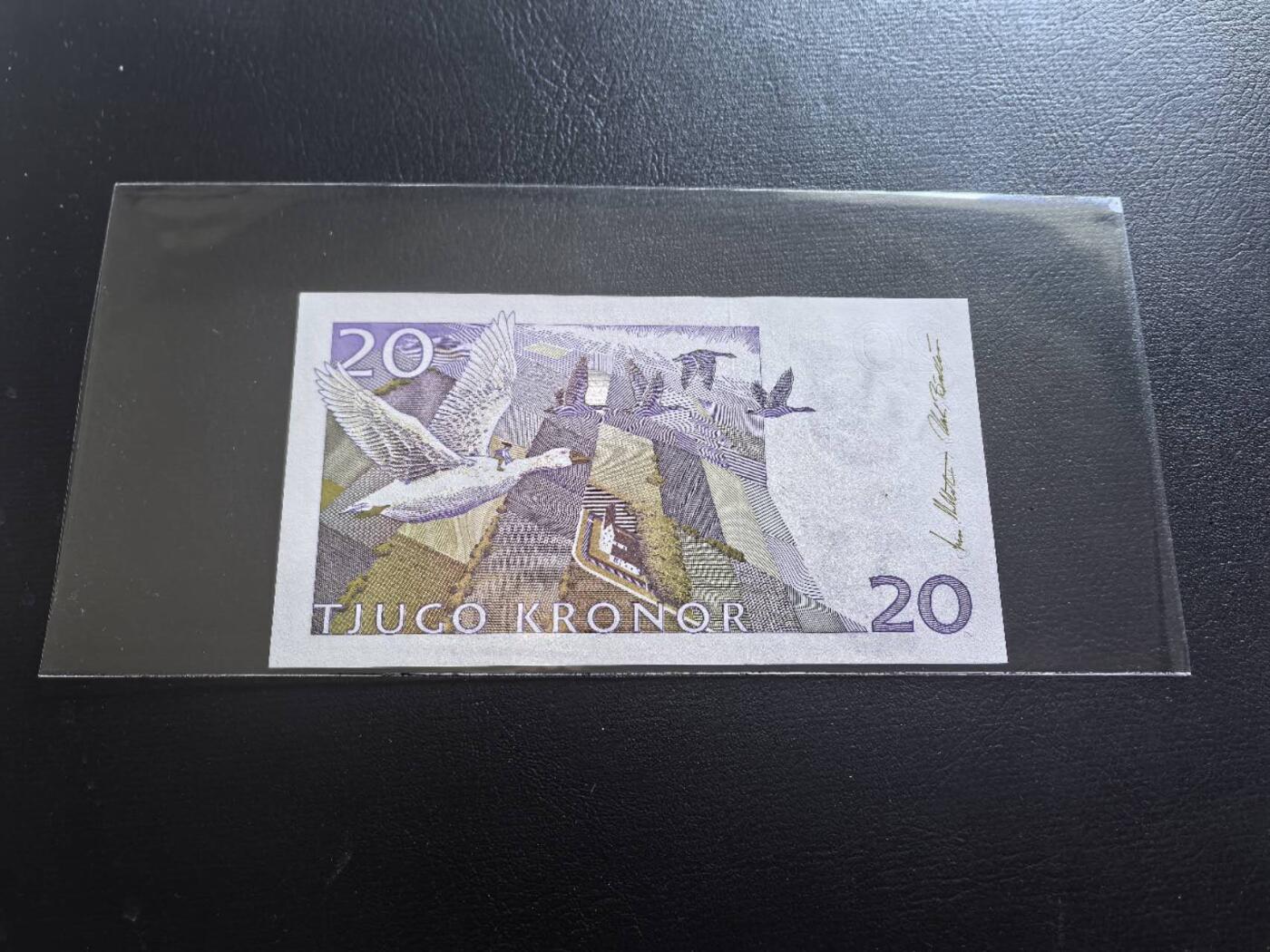 Triple S 第67期 1999瑞典20克朗，倒置号，全新UNC