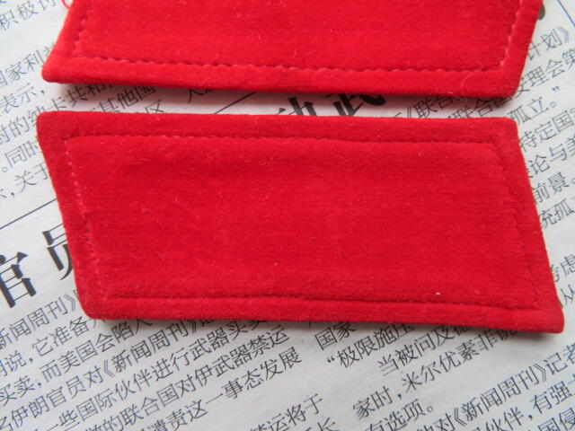 74--【全新】【有脏痕】65扎线红领章一付20220104-23