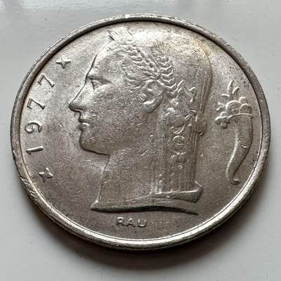 🌹外币初藏🌹🐯2025年第129场  每周二四六晚8️⃣点 接代拍 - 比利时1977年五法郎