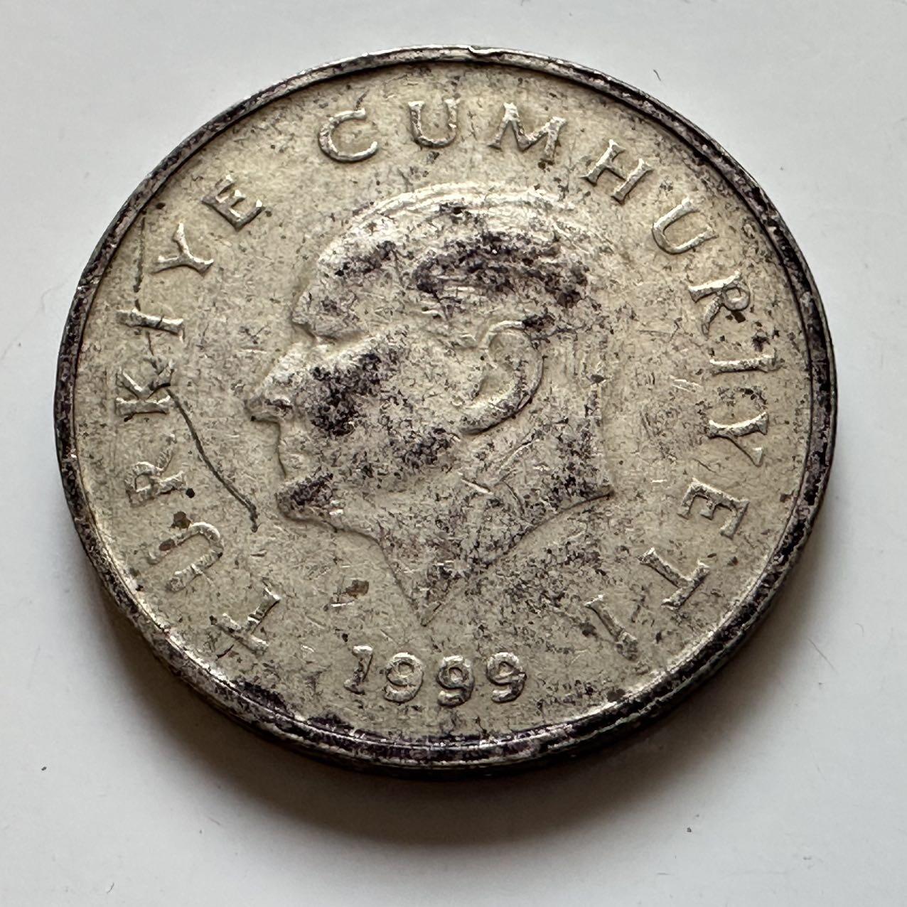 🌹外币初藏🌹🐯2025年第129场  每周二四六晚8️⃣点 接代拍 土耳其1999年50,000里拉