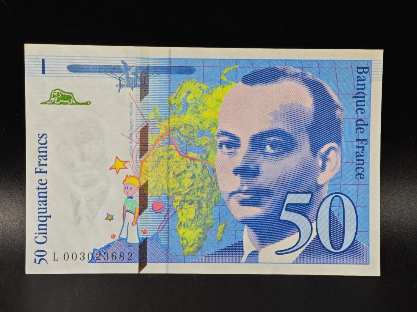 【淘币小摊】限时拍第八百拍  纸币场  满百包邮可预留两周  周一统一发货  法国1992年50法郎