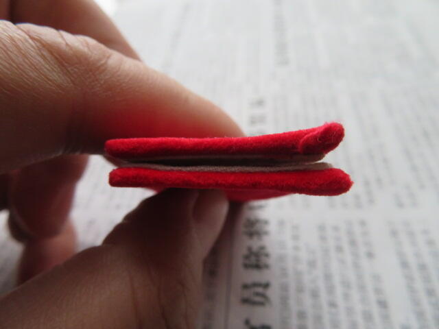 54--【全新】65扎线红领章一付20220104-6