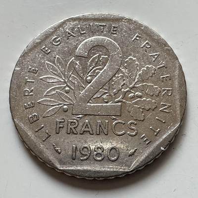 🌹外币初藏🌹🐯2025年第129场  每周二四六晚8️⃣点 接代拍 - 法国1980年2法郎