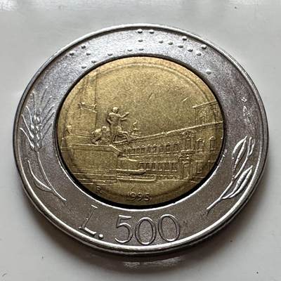 🌹外币初藏🌹🐯2025年第129场  每周二四六晚8️⃣点 接代拍 - 意大利1995年500里拉