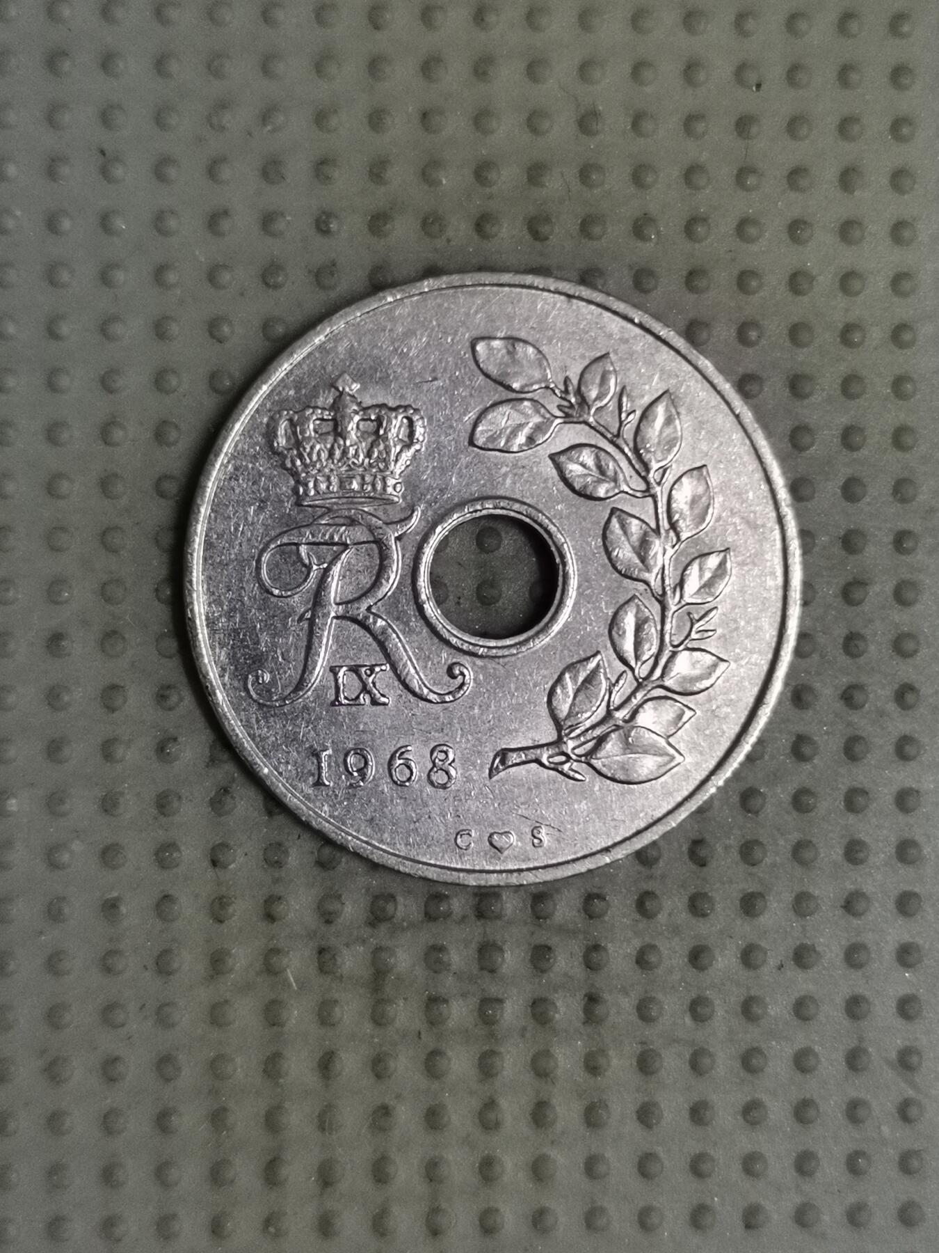 2025年第119场各国散币拍卖（总第119场） 丹麦1968年25欧尔