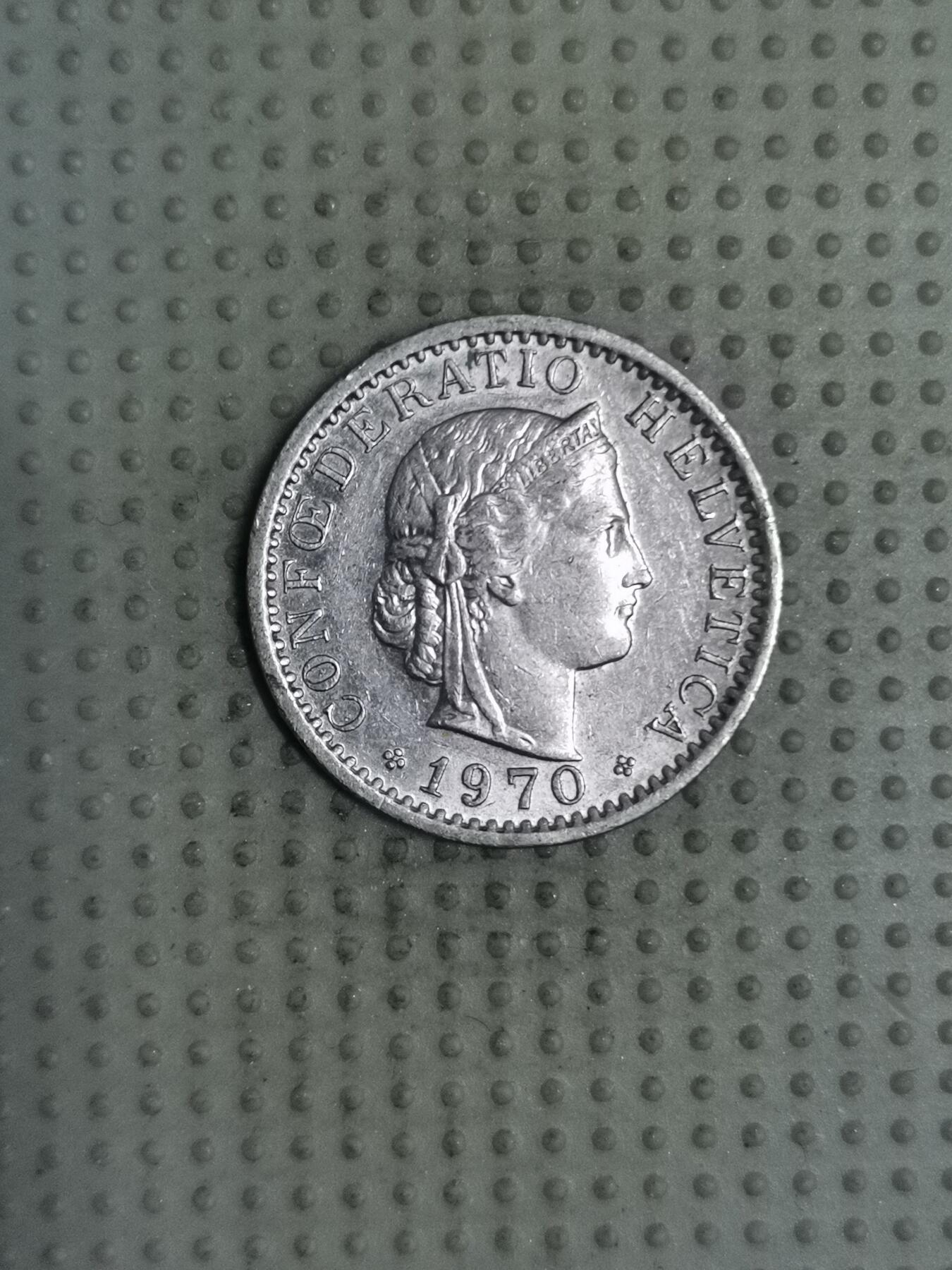 2025年第119场各国散币拍卖（总第119场） 瑞士1970年20生丁