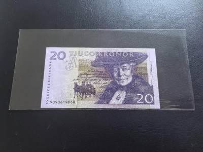 Triple S 第67期 - 1999瑞典20克朗，倒置号，全新UNC