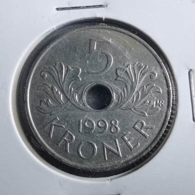 沼泽如烟--第906场 - 挪威1998年5克朗