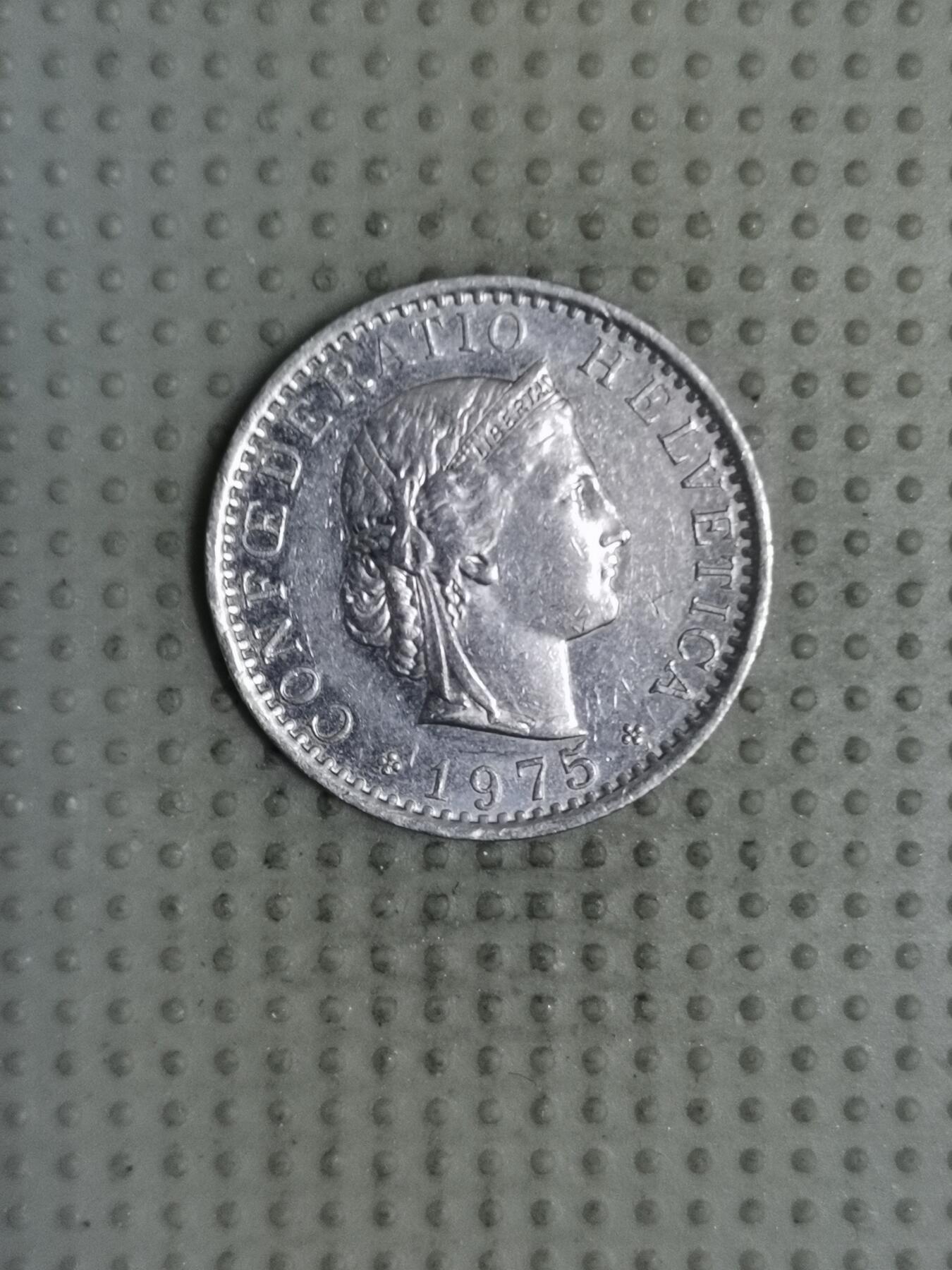 2025年第119场各国散币拍卖（总第119场） 瑞士1975年20生丁