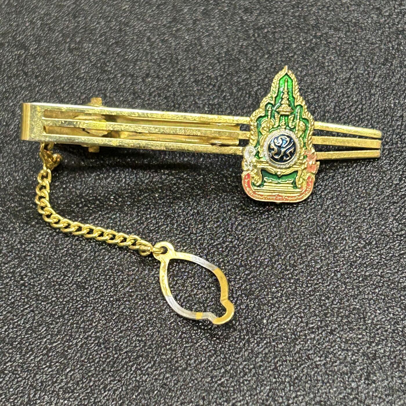 西秦中古拍卖第六十六期 泰国 泰皇拉玛九世登基大典纪念领带夹