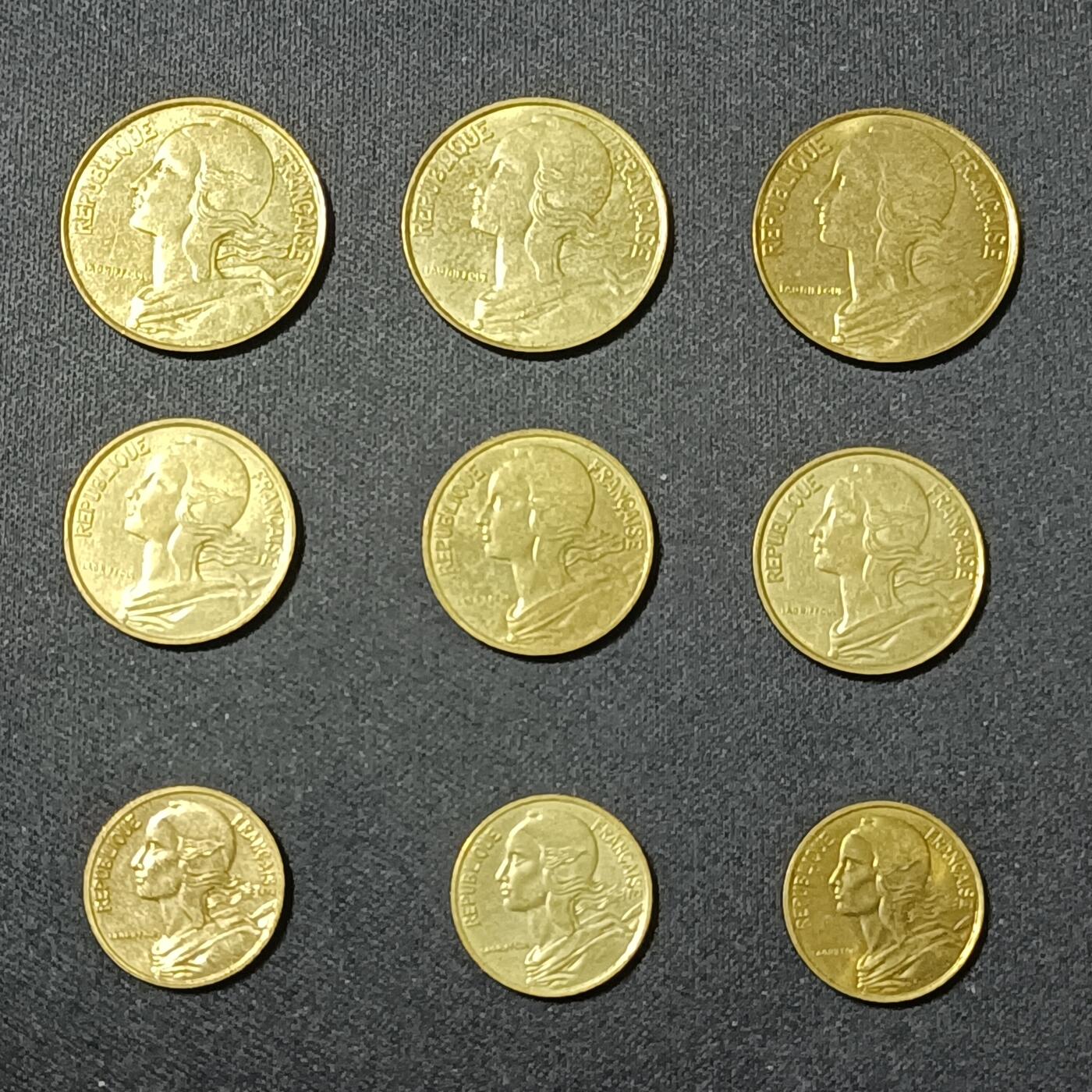 【游宝拍卖】乙巳蛇年88期 佣金1+6% 法国铜币1组 90年代