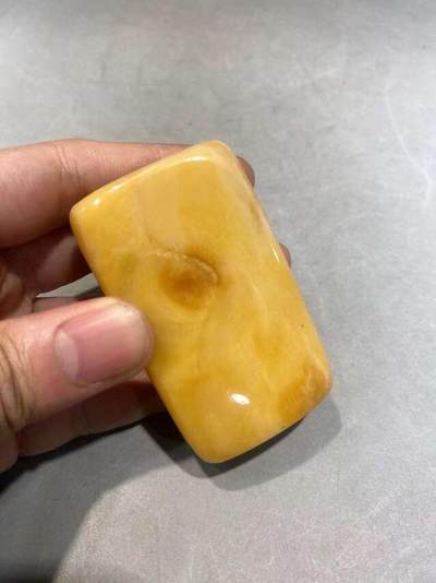 黄蜡石摆件镇纸手把件