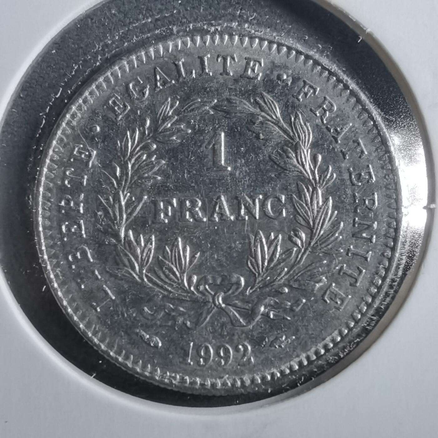 沼泽如烟--第906场 法国1992年1法郎