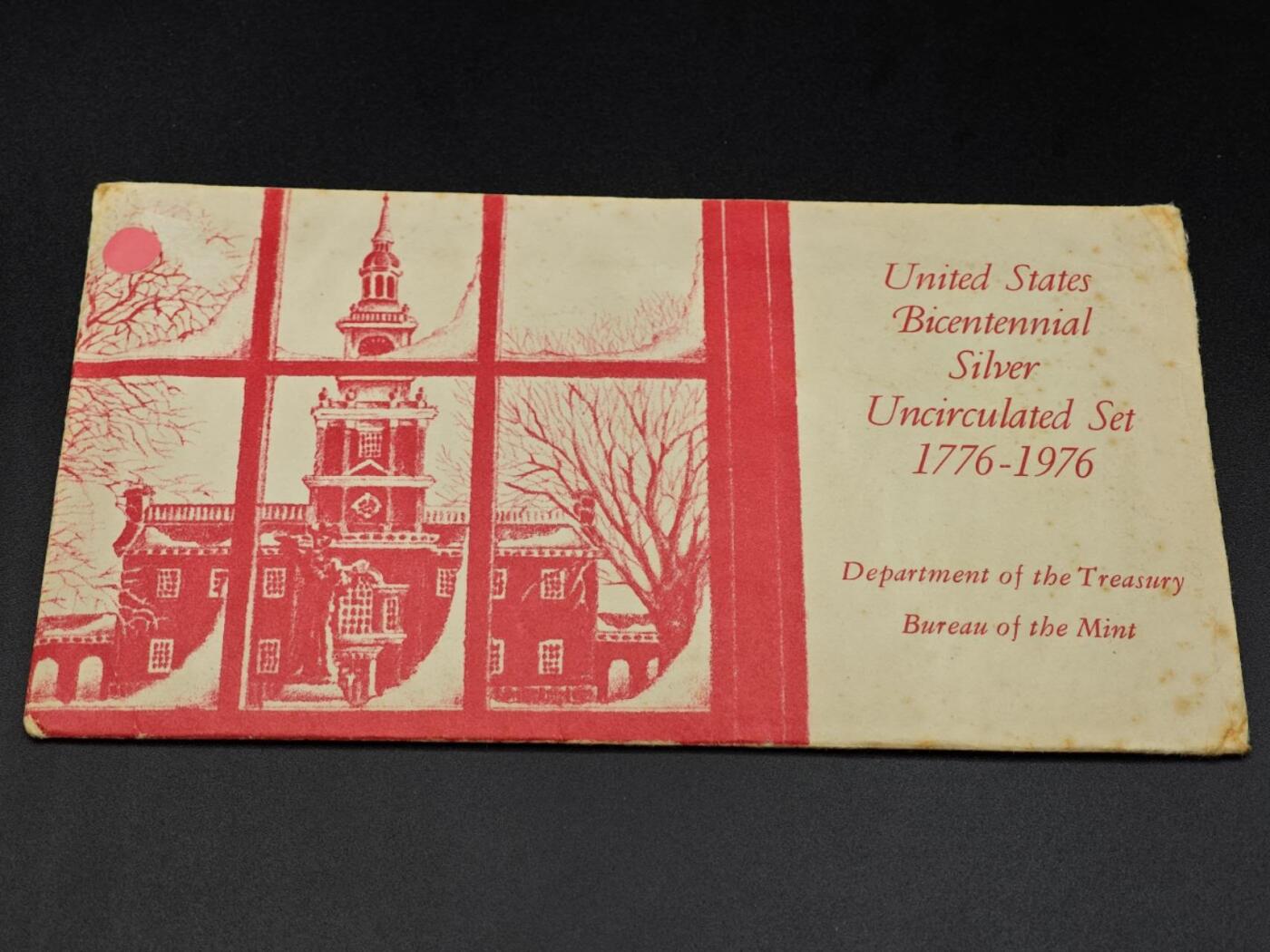 【淘币小摊】实时拍第七百九十九拍   银币套币场   满百包邮可预留二周 每周一统一发货   美国1976年建国200周年银币3枚套41.79克400银 纯银价193