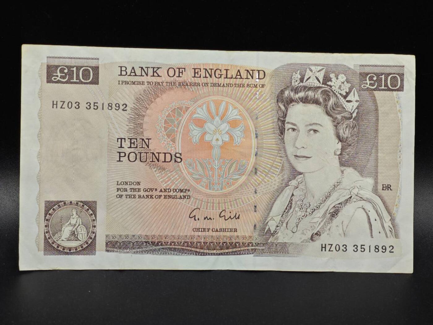 【淘币小摊】限时拍第八百拍  纸币场  满百包邮可预留两周  周一统一发货  英国10镑