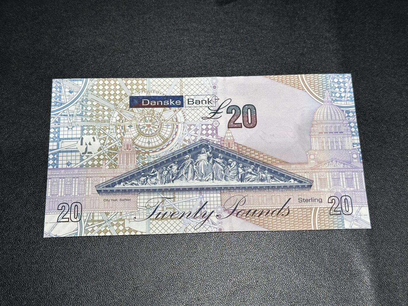 《外钞收藏家》第五百八十六期（品种丰富、精品多）（本平台长期征集拍品、欢迎藏友们联系合作） 2016年丹斯克银行20镑 全新UNC