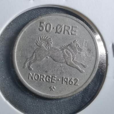 沼泽如烟--第906场 - 挪威1962年50欧尔