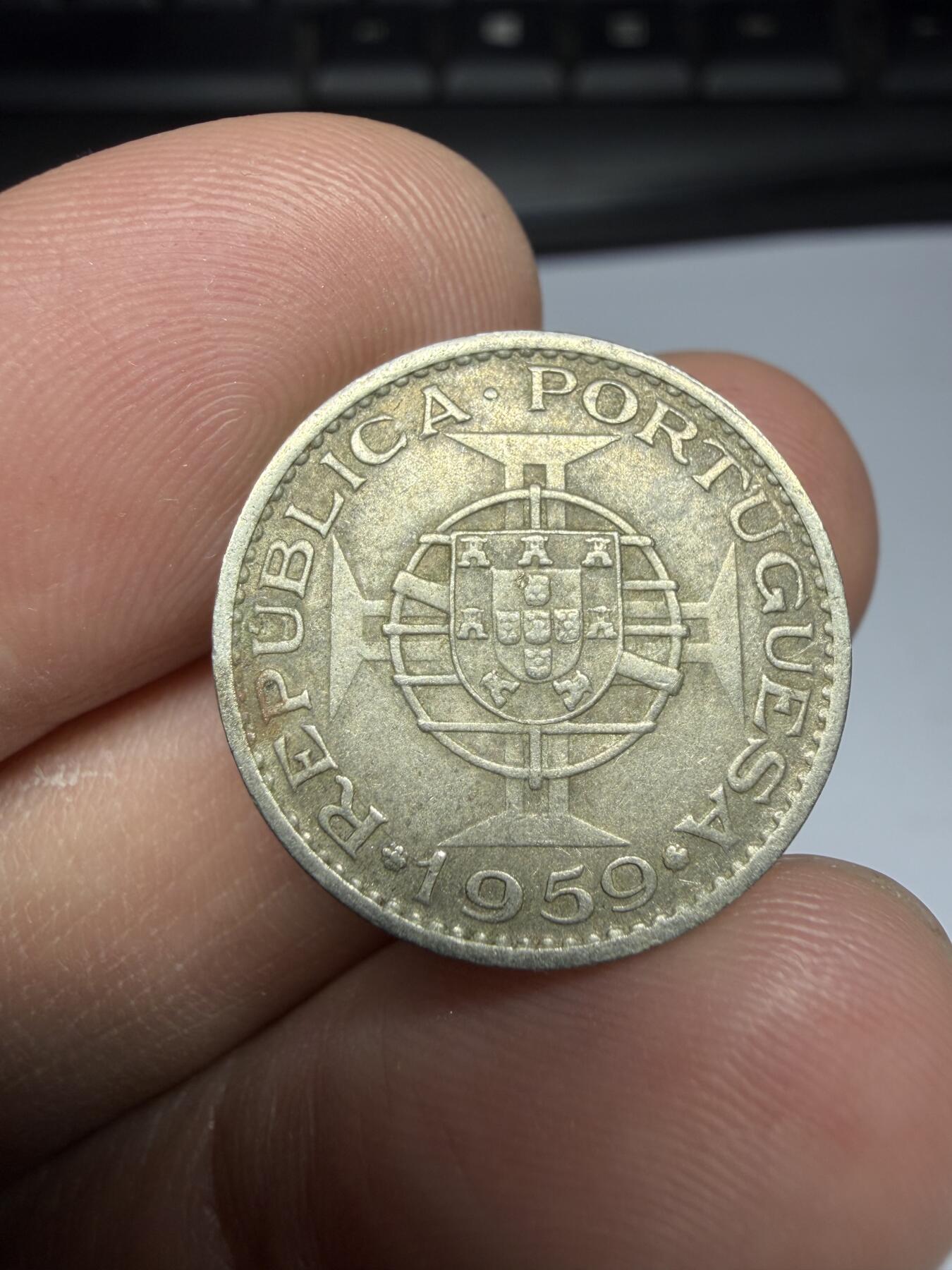 2025年集古藏今外币拍卖第十期-第7场—（总第287拍），可以寄存60天，满160元包邮。 1959年葡属印度60分