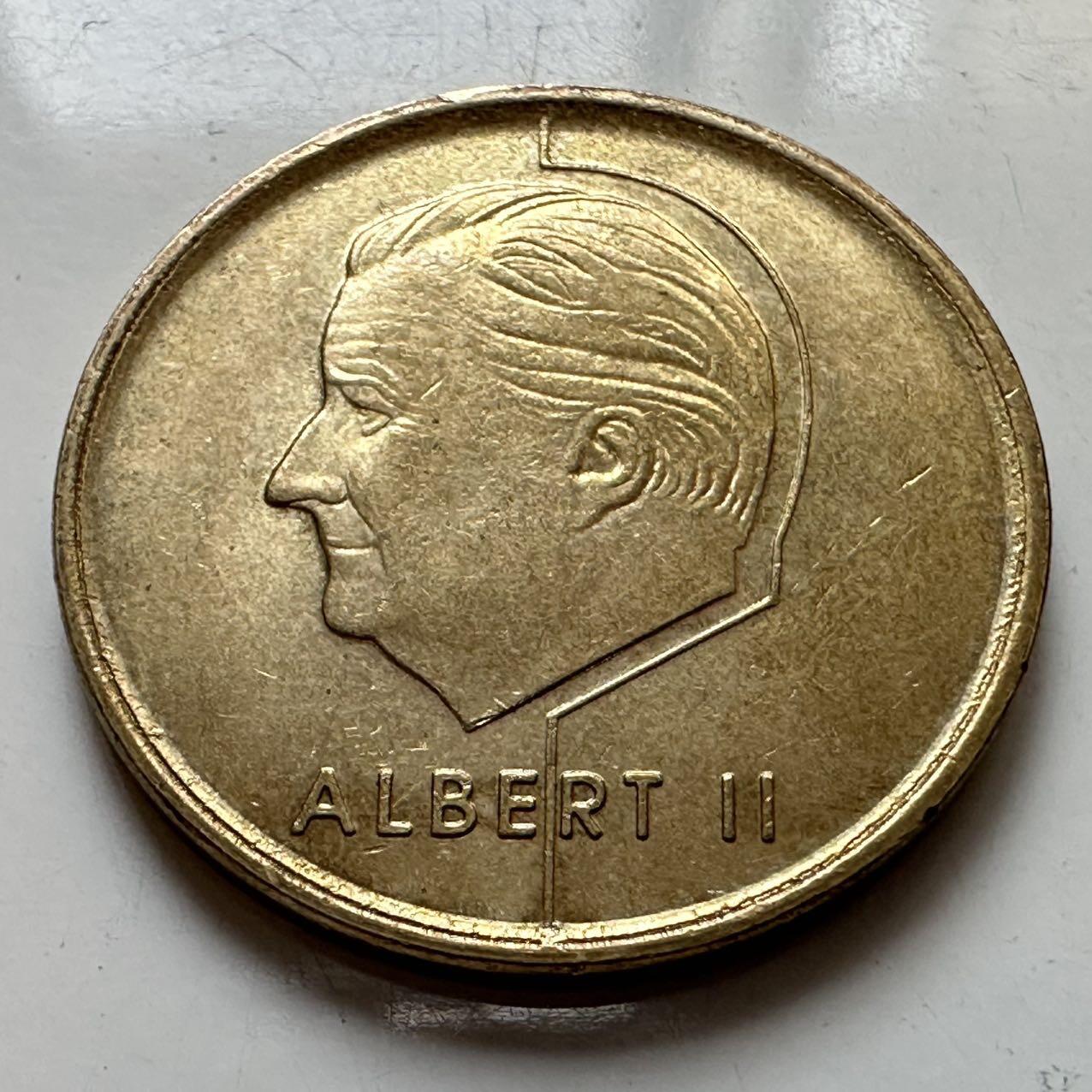 🌹外币初藏🌹🐯2025年第129场  每周二四六晚8️⃣点 接代拍 比利时1996年五法郎