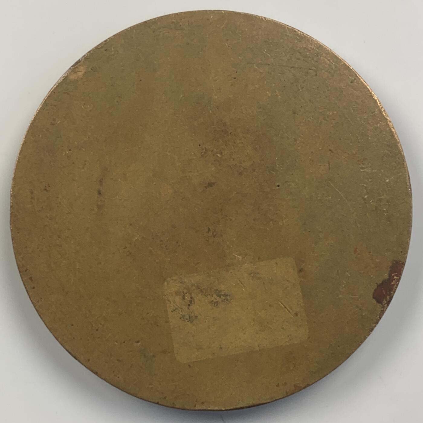 掌中浮雕-藏着的欧洲第042场 1932年法国政治人物托马斯铜章，57mm，107g