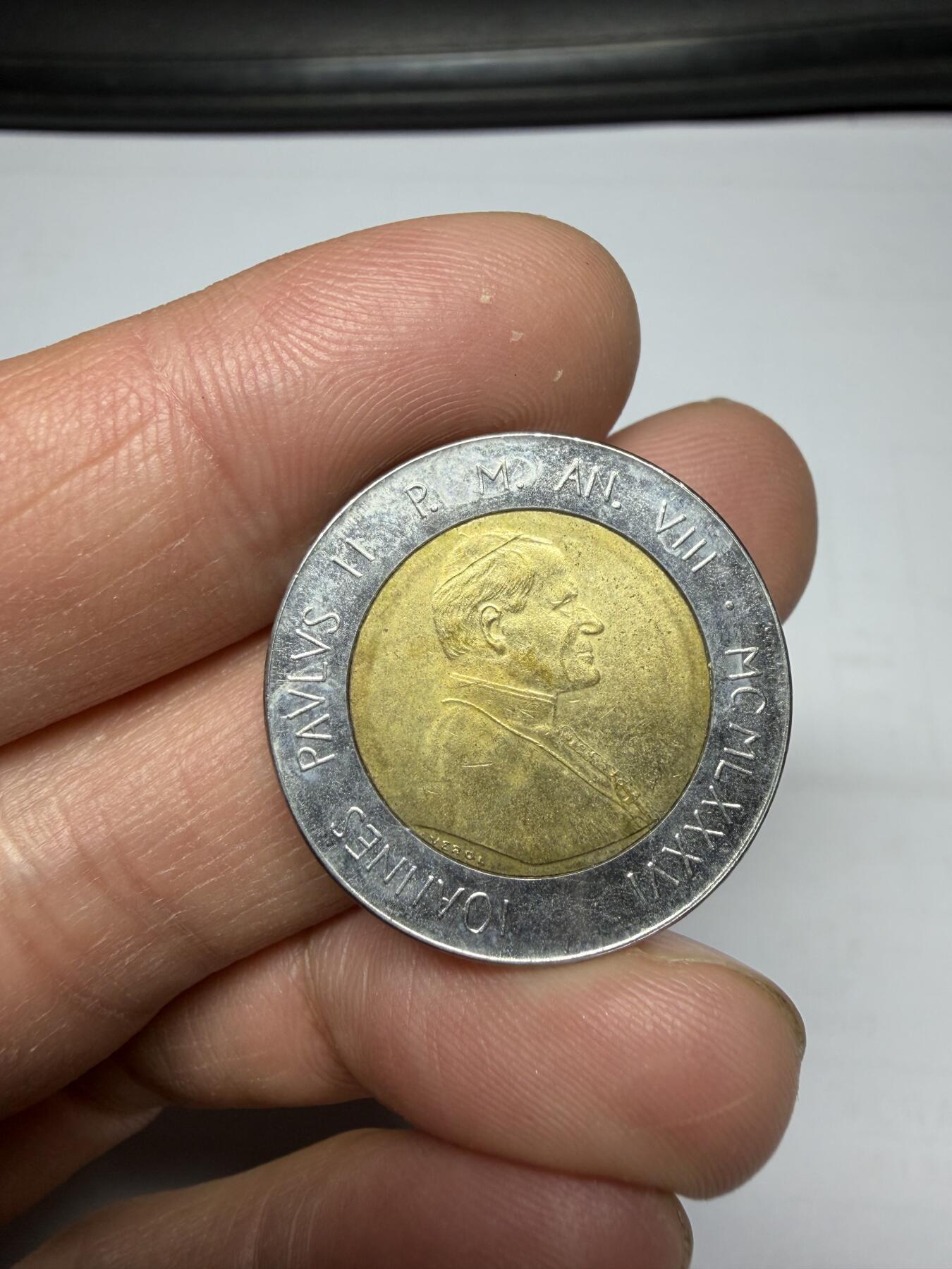 2025年集古藏今外币拍卖第十期-第7场—（总第287拍），可以寄存60天，满160元包邮。 梵蒂冈50里拉