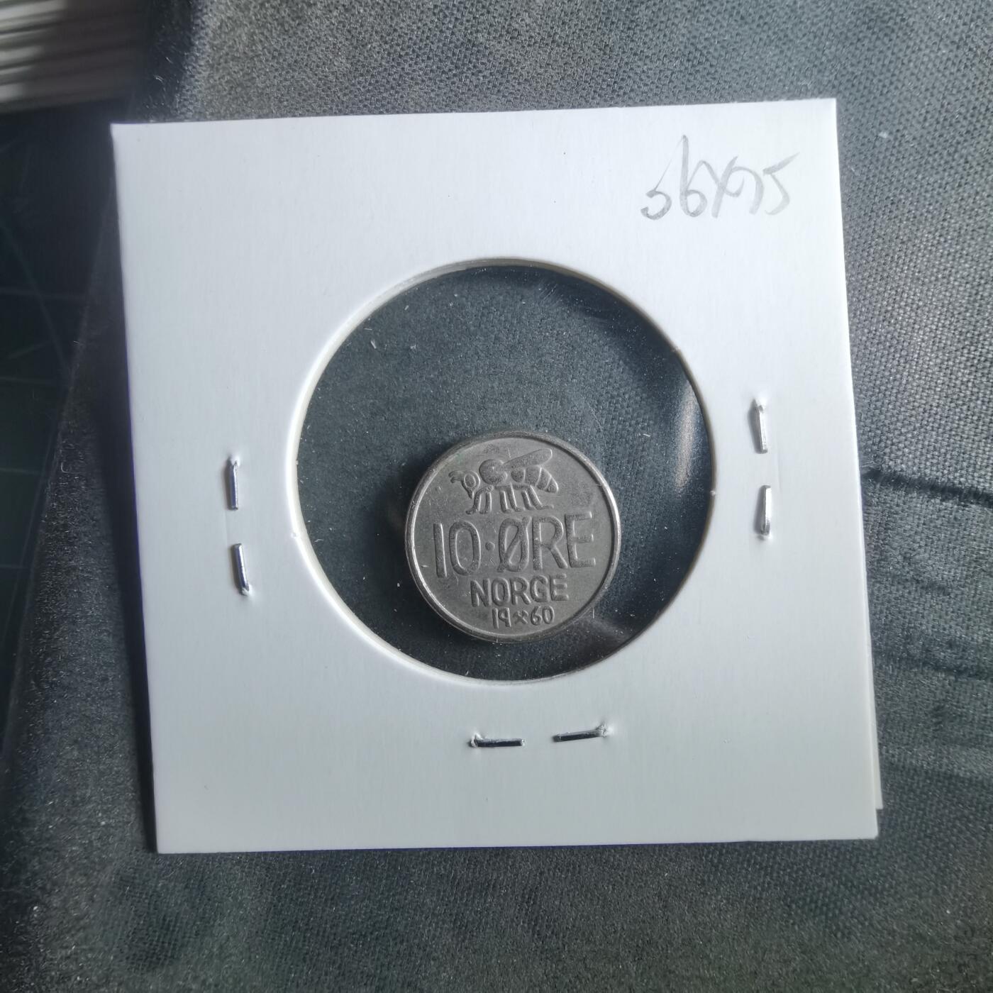 沼泽如烟--第906场 挪威1960年10欧尔