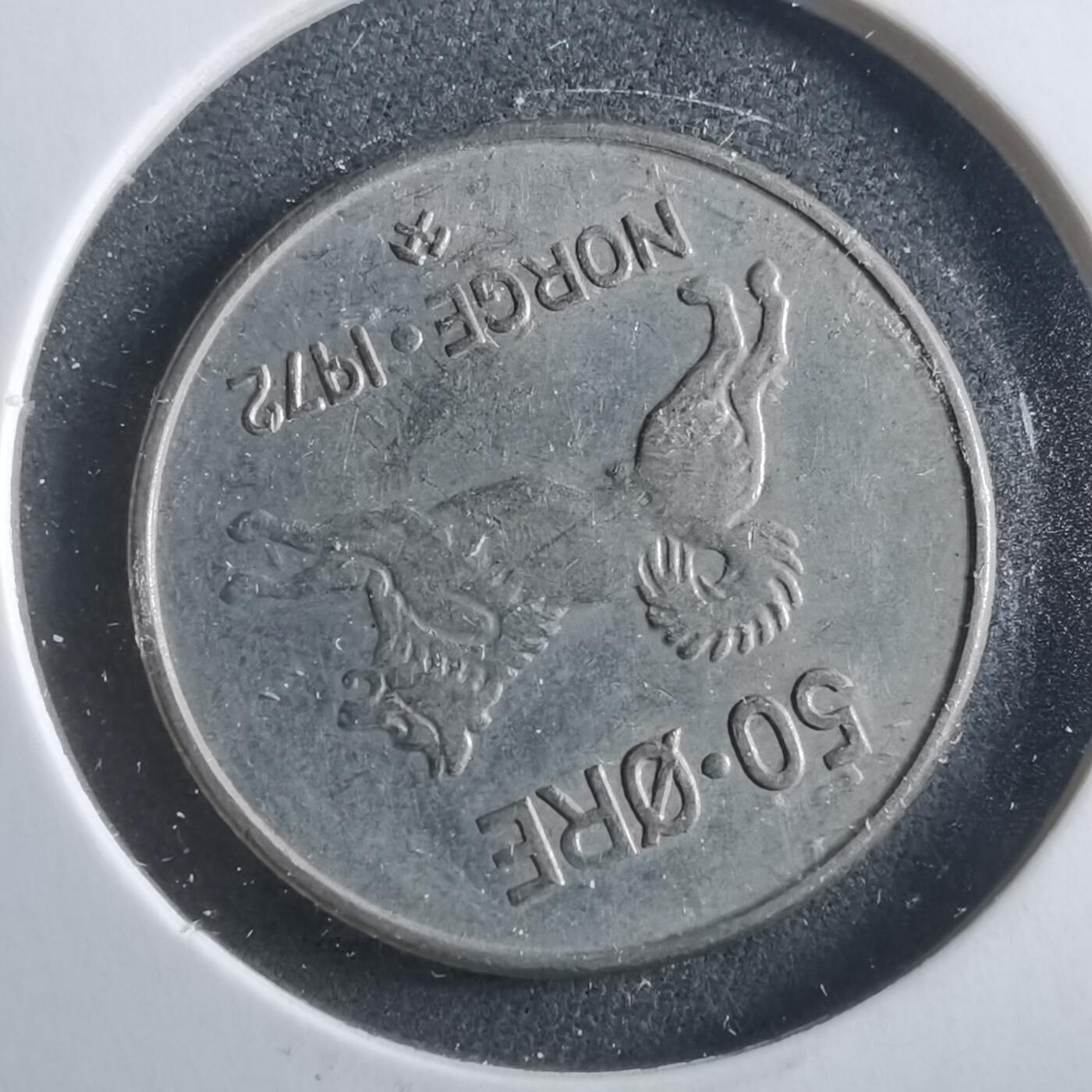 沼泽如烟--第906场 挪威1972年50欧尔