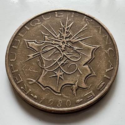 🌹外币初藏🌹🐯2025年第129场  每周二四六晚8️⃣点 接代拍 - 法国1980年10法郎