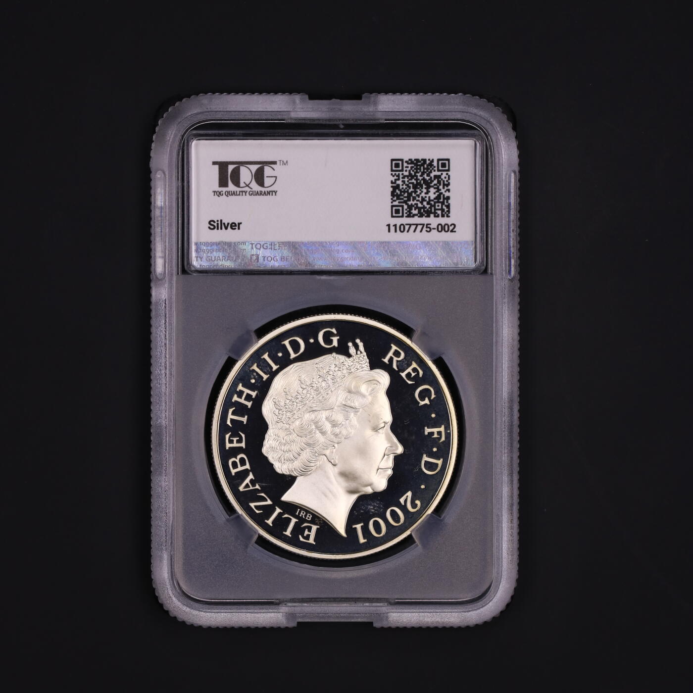 PThappally收藏第54次拍卖，英联邦地区硬币纸币 英国 2001 年 “维多利亚女王逝世百年” 5 英镑 28.28g 925 银纪念币 TQG PF66UC 珍稀币种