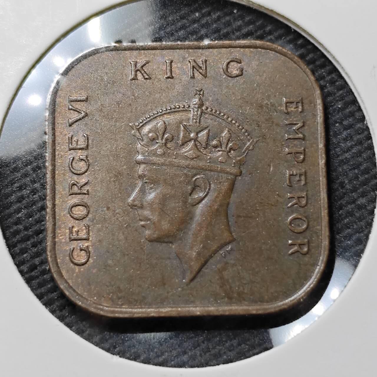 KK钱币收藏小铺  第372场  2月预留时间 周末发货  1939马来亚1分铜币