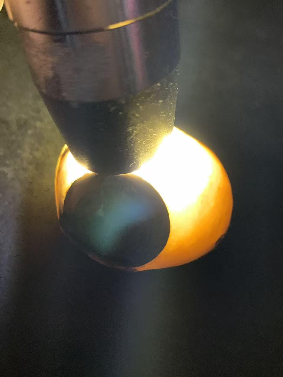 精美冰飘战国红玛瑙随形天眼原石吊坠一个