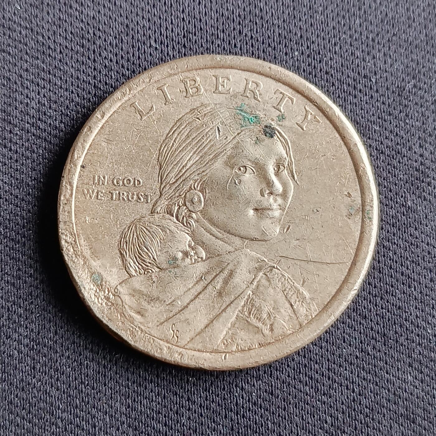 【游宝拍卖】乙巳蛇年88期 佣金1+6% 美国-1美元 2011年 原住民和平条约400周年