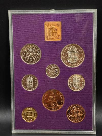 【淘币小摊】实时拍第七百九十九拍   银币套币场   满百包邮可预留二周 每周一统一发货   - 英国1970年精制套币